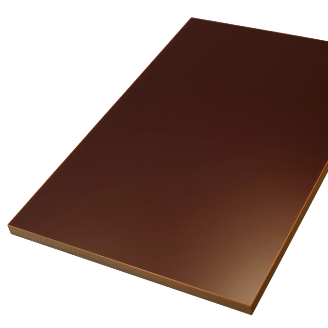 High-quality dark brown Polyimide Glass Cloth Laminate sheet for industrial insulation
