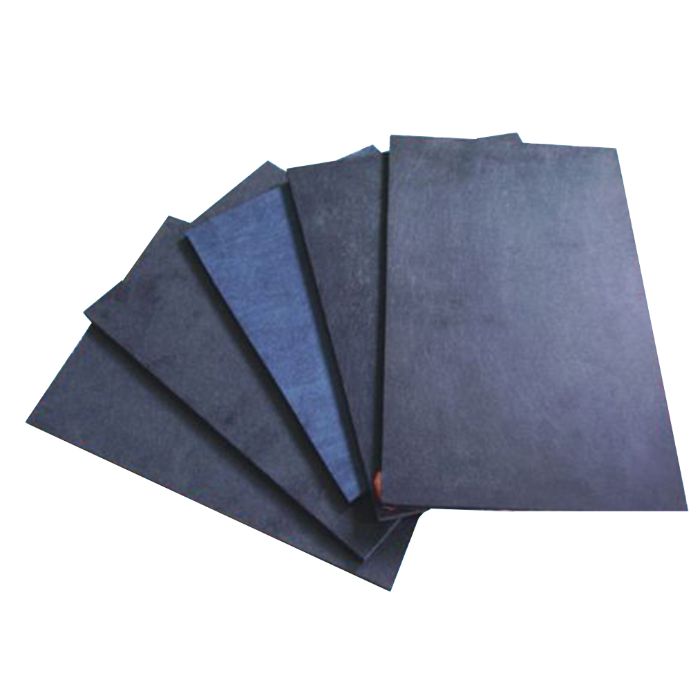 Black anti-static synthetic stone sheets for industrial use